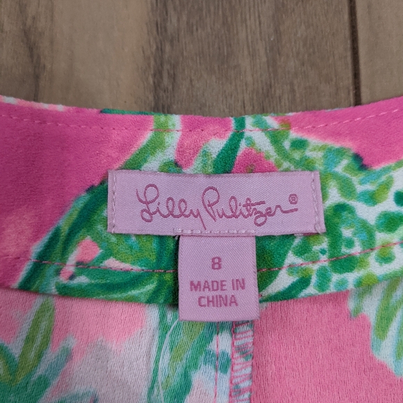 NWT! Lilly Pulitzer Cassia Skort Raz Berry Catty Shack Size 8 - Picture 14 of 15